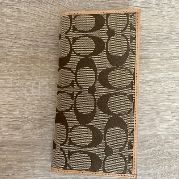 Coach Logo Checkbook Wallet - Picture 2 of 12